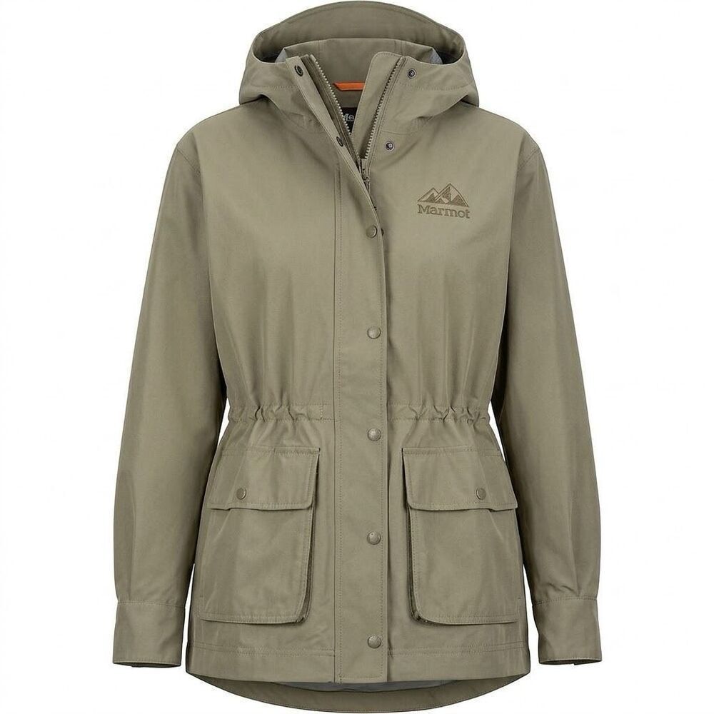 #753. Marmot Vetiver Green ‘78 All Weather Oversized Rain Parka